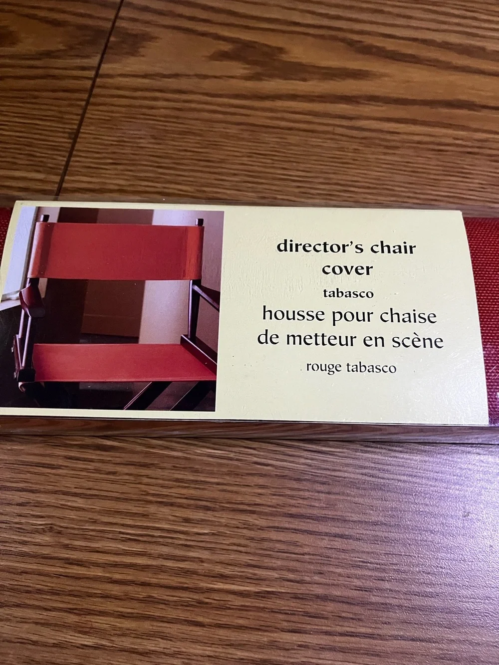 Tabasco Director's Chair Cover in Tabasco Red